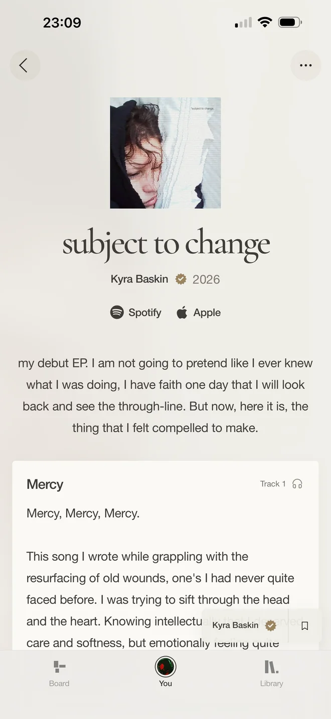 Kyra Baskin’s official notes on subject to change