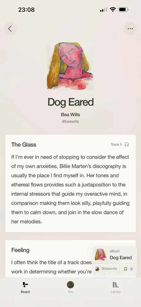 A curator’s track notes on Dog Eared by Billie Marten